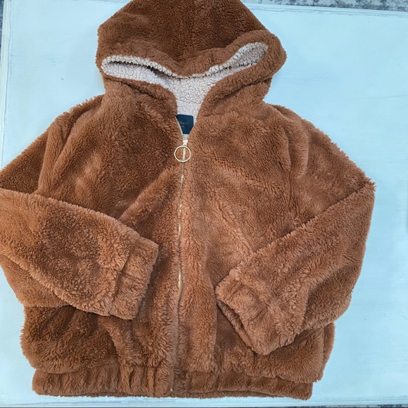 Sweet rain fuzzy jacket Clearance